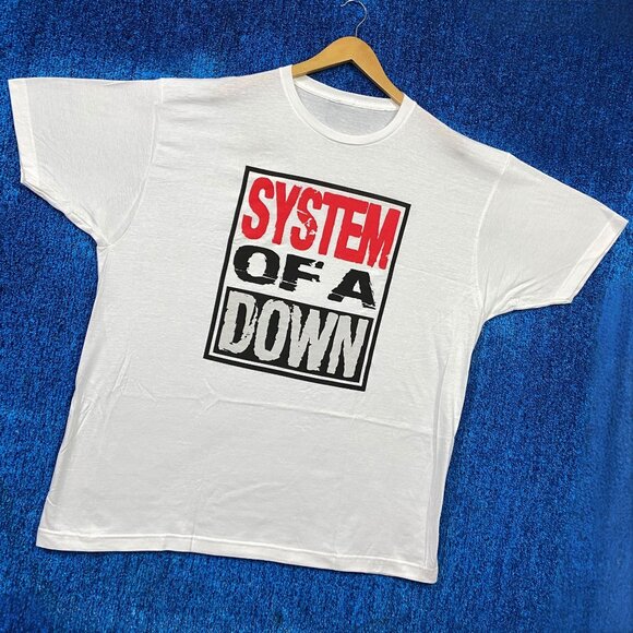 System of a Down Demo Tapes Spell Out Nu Metal Band Tee XXL - Picture 3 of 4